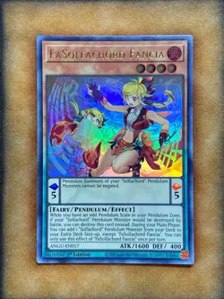 Yugioh FaSolfachord Fancia ANGU-EN017 Ultra Rare 1st Ed NM - Image 1