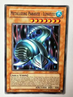Yugioh Metallizing Parasite - Lunatite DR1-EN236 Common Good Condition - Image 1