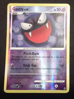 Gastly 62/100 Stormfront Reverse Holo Pokemon TCG LP - Image 1