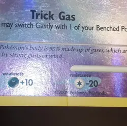 Gastly 62/100 Stormfront Reverse Holo Pokemon TCG LP - Image 3
