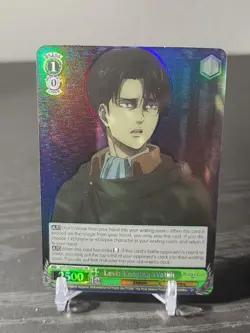 Levi Keeping Watch AOT/SX04-SR Attack on Titan Final Season Weiss Schwarz - Image 1