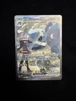 Pokemon TCG Steven's Metagross Ex SIR 289/217 Ascended Hero’s Pack Fresh - Image 1