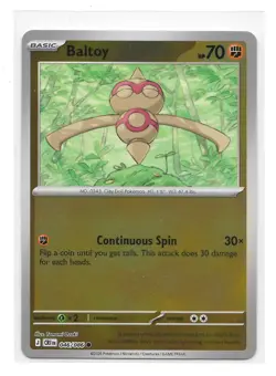 Baltoy 46/86 - Reverse Holo - Chaos Rising- Pokemon Cards - English NM - Image 1