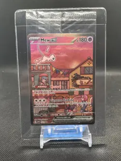 Mew ex SVP 053 Pokemon TCG Scarlet Violet 151 Black Star Promo Full Art SEALED - Image 1
