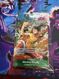 Monkey.D.Luffy (OP16 Release Event Winner) P-135 One Piece Promotion Card Sealed - Image 2