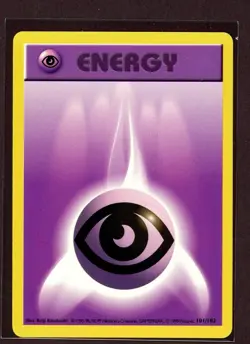 Shadowless Psychic Energy Non-Holo 1999 WOTC Pokemon Card 101/102 Base Set NM/M - Image 1
