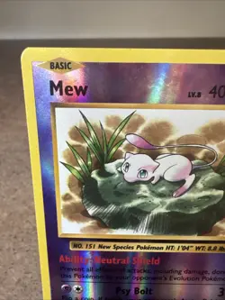 Pokemon TCG Mew 53/108 XY: Evolutions Reverse Holo MP 2016 Card LP/MP - Image 2