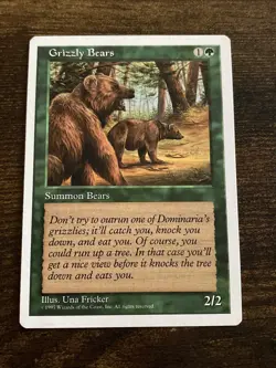 Grizzly Bears Fifth 5th Edition MTG Magic The Gathering L1585* - Image 1
