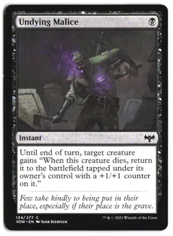 Undying Malice #134 - Innistrad: Crimson Vow - Normal - Common - Near Mint - Image 1