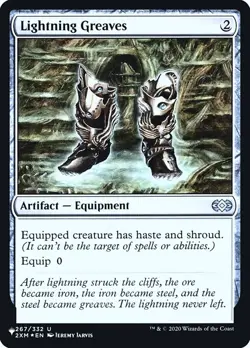 Lightning Greaves | FOIL | Double Masters | Near Mint - Image 1