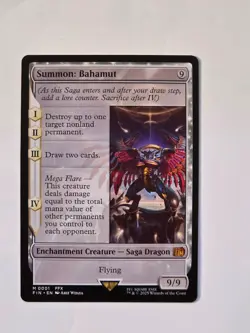 Summon: Bahamut - M0001 Regular - Final Fantasy - Magic the Gathering - NM - Image 1