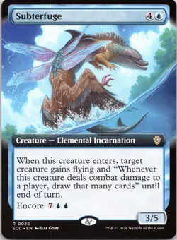 Subterfuge (Extended Art) 26 Commander: Lorwyn Eclipsed Magic: The Gathering NM - Image 1
