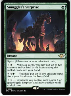 Smuggler's Surprise R Outlaws of Thunder Junction OTJ Normal 180 MTG NM - Image 1