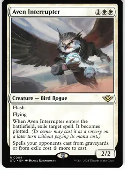 Aven Interrupter R Outlaws of Thunder Junction OTJ Normal 4 MTG NM - Image 1