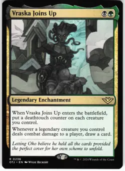Vraska Joins Up R Outlaws of Thunder Junction OTJ Normal 236 MTG NM - Image 1