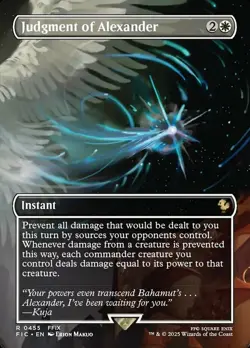 Judgment of Alexander - Borderless Light Play, English Magic the Gathering MTG C - Image 1