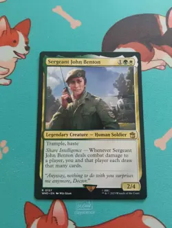 MTG Magic the Gathering - Sargeant John Benton - Doctor Who - Image 1