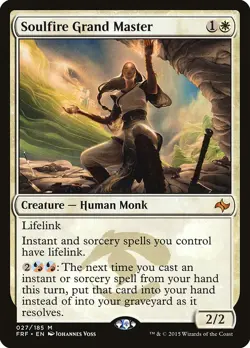 MTG Soulfire Grand Master - 27 / English / Heavily Played - Image 1