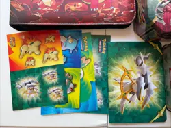 Vintage Pokemon TCG Empty Tins Binders Stickers And More Assorted Lot - Image 3
