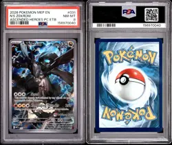 2026 POKEMON ASCENDED HEROES POKEMON CENTER ELITE TRAINER BOX N'S ZEKROM PSA 8 - Image 3