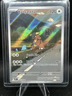 Pokemon Kangaskhan 204/182 Illustration Rare Holo Full Art SV10 Destined Rivals - Image 1