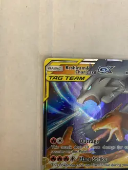 Pokemon TCG Reshiram & Charizard GX Tag Team 20/214 Sm Unbroken Bonds Holo - Image 2