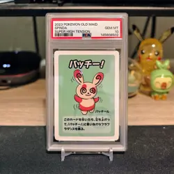 Pokemon Spinda Old Maid Super High Tension - PSA 10 - Image 1