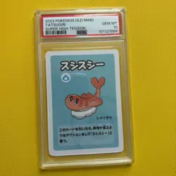2023 POKEMON OLD MAID SUPER HIGH TENSION TATSUGIRI PSA 10 - Image 1