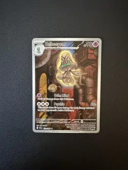 Beheeyem 121/086 Illustration Rare, Black Bolt, Full Art Holo, Pokemon TCG, NM - Image 1