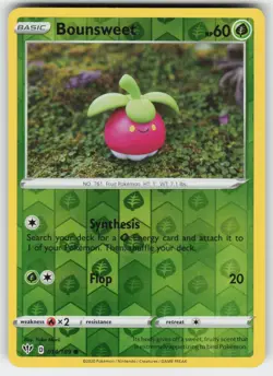 Bounsweet 014/189 Common Darkness Ablaze Pokemon Reverse Holo Lightly Played - Image 1