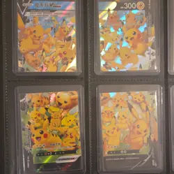 Pokemon TCG Pikachu V-UNION Chinese Holo Lot 4 001/159 002/159 003/159 004/159 - Image 1