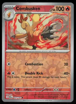 Combusken 041/182 Common Destined Rivals Pokemon Reverse Holo Near Mint - Image 1