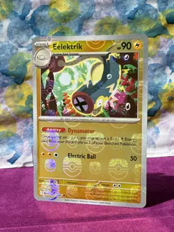 Pokemon TCG; Eelektrik (Master Ball Pattern) Holo SV: Black Bolt 031/086 NM - Image 1