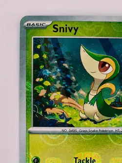 Snivy (Master Ball Pattern) 001/086 Pokemon TCG Black Bolt Holo NM - Image 3