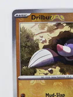 Drilbur (Master Ball Pattern) 045/086 Pokemon TCG Black Bolt Holo NM - Image 3