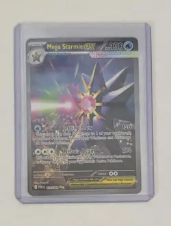 Pokemon TCG Mega Starmie EX 118/088 Secret Rare Full Art Holo XY English 2016 - Image 1