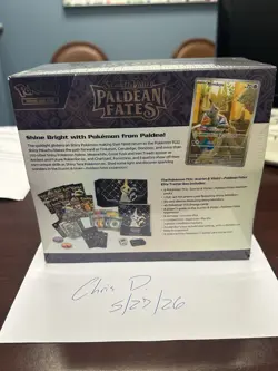 Pokemon TCG Scarlet & Violet Paldean Fates Factory Sealed Elite Trainer Box ETB - Image 4