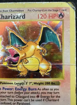 1st Edition Shadowless Charizard Base Set 4/102 Holo 1999 Pokemon - Image 3