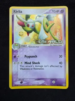 Kirlia 33/106 Uncommon Emerald Pokemon Stamped Reverse Holo - Image 1