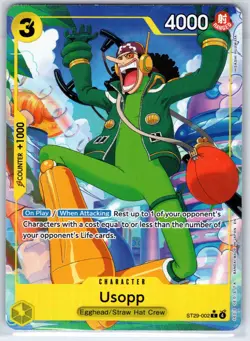 Usopp (Full Art) ST29-002 Common Starter Deck 29: Egghead One Piece Foil NM - Image 1