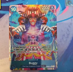 Buggy OP09-051 Alt Art Emperors in the New World One Piece TCG English - Image 2