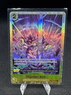 THUNDER BOLT OP03-121 BEST SELECTION VOL 1 ALT ART One Piece TCG English - Image 1
