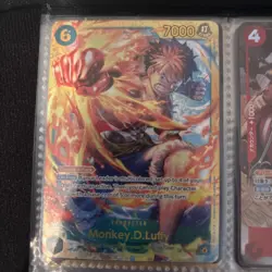 One Piece TCG Monkey.D.Luffy OP13-118 SEC Carrying on his Will NM English - Image 1