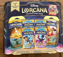 Disney Lorcana Costco Inklands Bundle Box Pirate Mickey Mouse Foil Promo New ! - Image 1