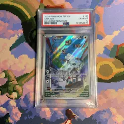 Pokemon 2024 Chariot Illustration Rare Temporal Forces PSA 10 - Image 1