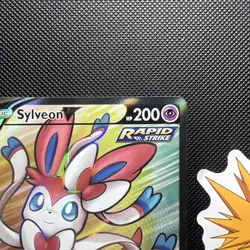 SYLVEON V 2021 Pokemon SWSH07 Evolving Skies Ultra Rare Full Art Holo #183/203 - Image 3