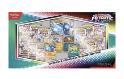 Pokemon TCG SV Prismatic Evolutions Lucario EX & Tyranitar EX Premium Collection - Image 1