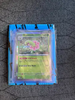 Pokemon TCG Meganium 001 Holo Promo Mega Evolution with Extra MEG holo cards - Image 2