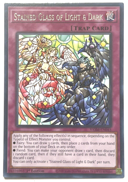 YuGiOh! - Stained Glass of Light & Dark - VASM-EN045 - 1st Edition - Rare - Image 1