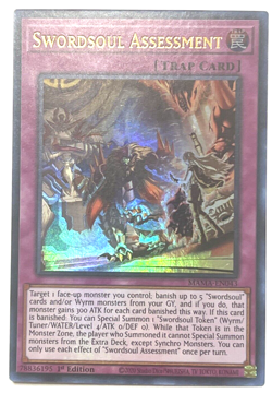 YuGiOh! - Swordsoul Assessment - MAMA-EN043 - 1st Edition - Ultra Rare - Image 1
